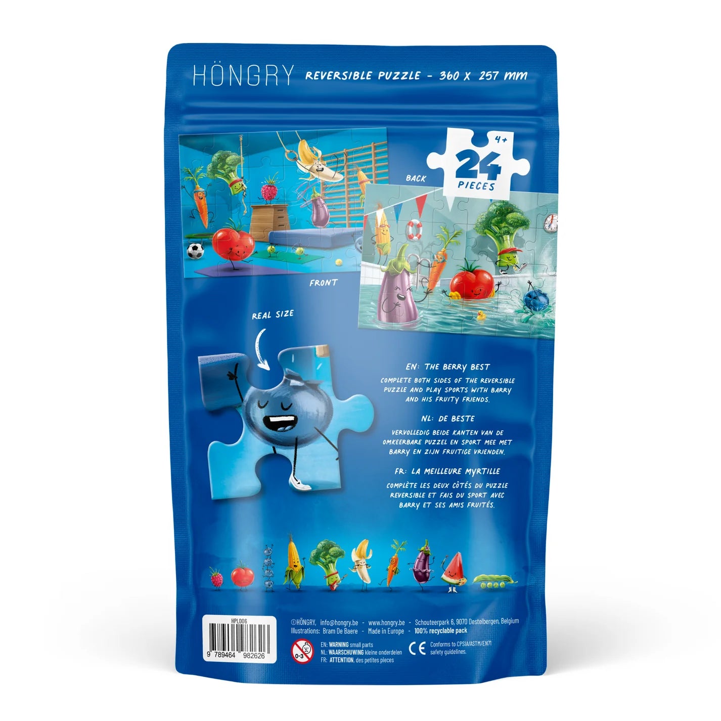 Puzzel 24 stukken - Höngry