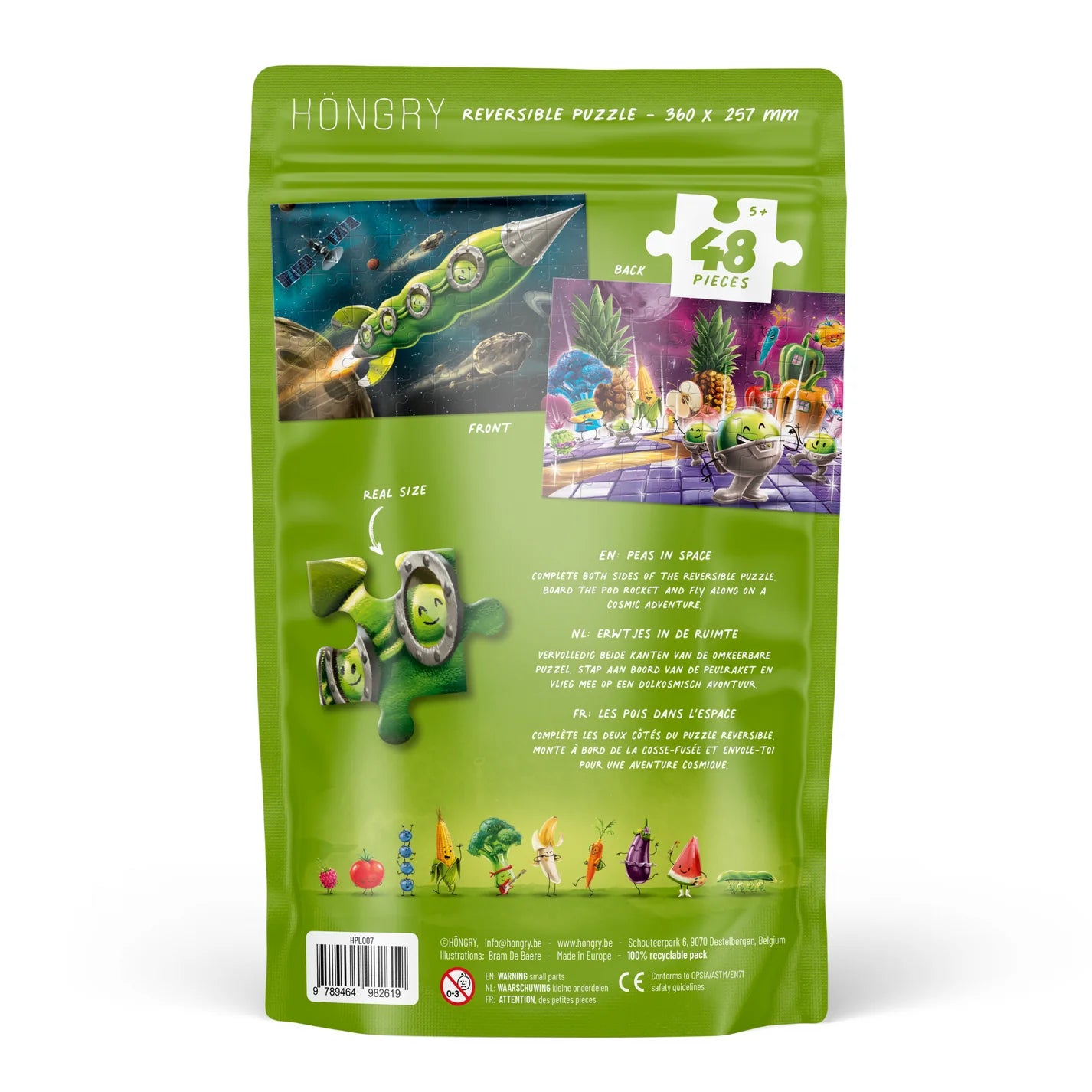 Puzzel 48 stukken - Höngry