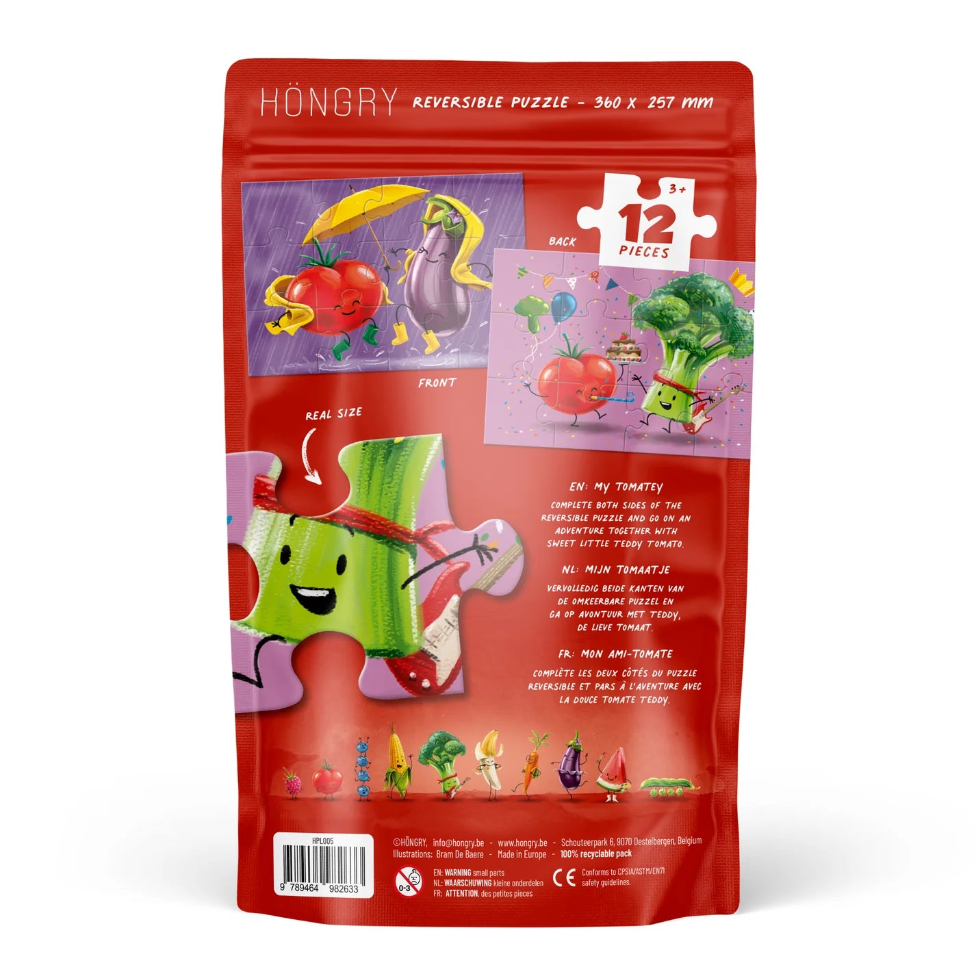 Puzzel 12 stukken - Höngry