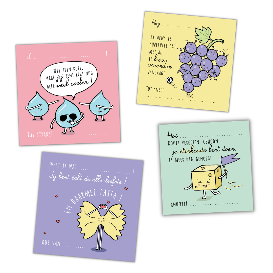 Hanne Luyten - #brooddoosbriefjes reeks 3 in snackdoos