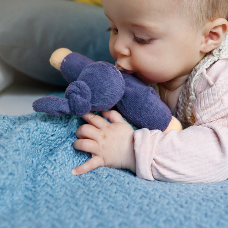 Geboorteknuffel donkerblauw