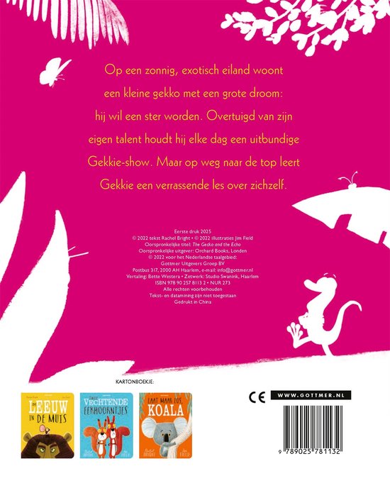 Gekkie de gekko (kartonboek) | Rachel Bright