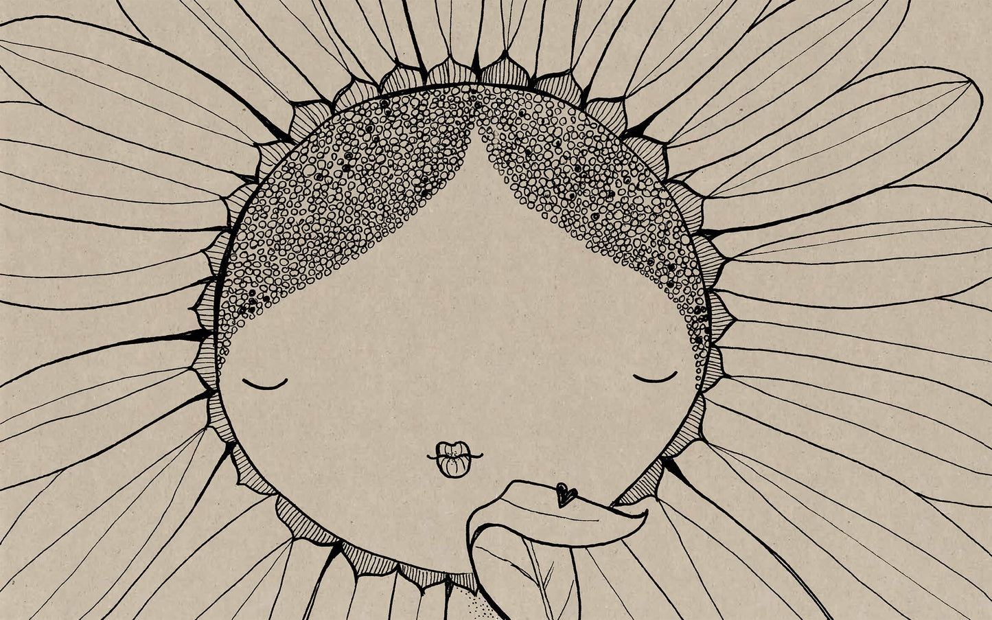 De bloem die de zon een kusje wilde geven - Sandra Sier