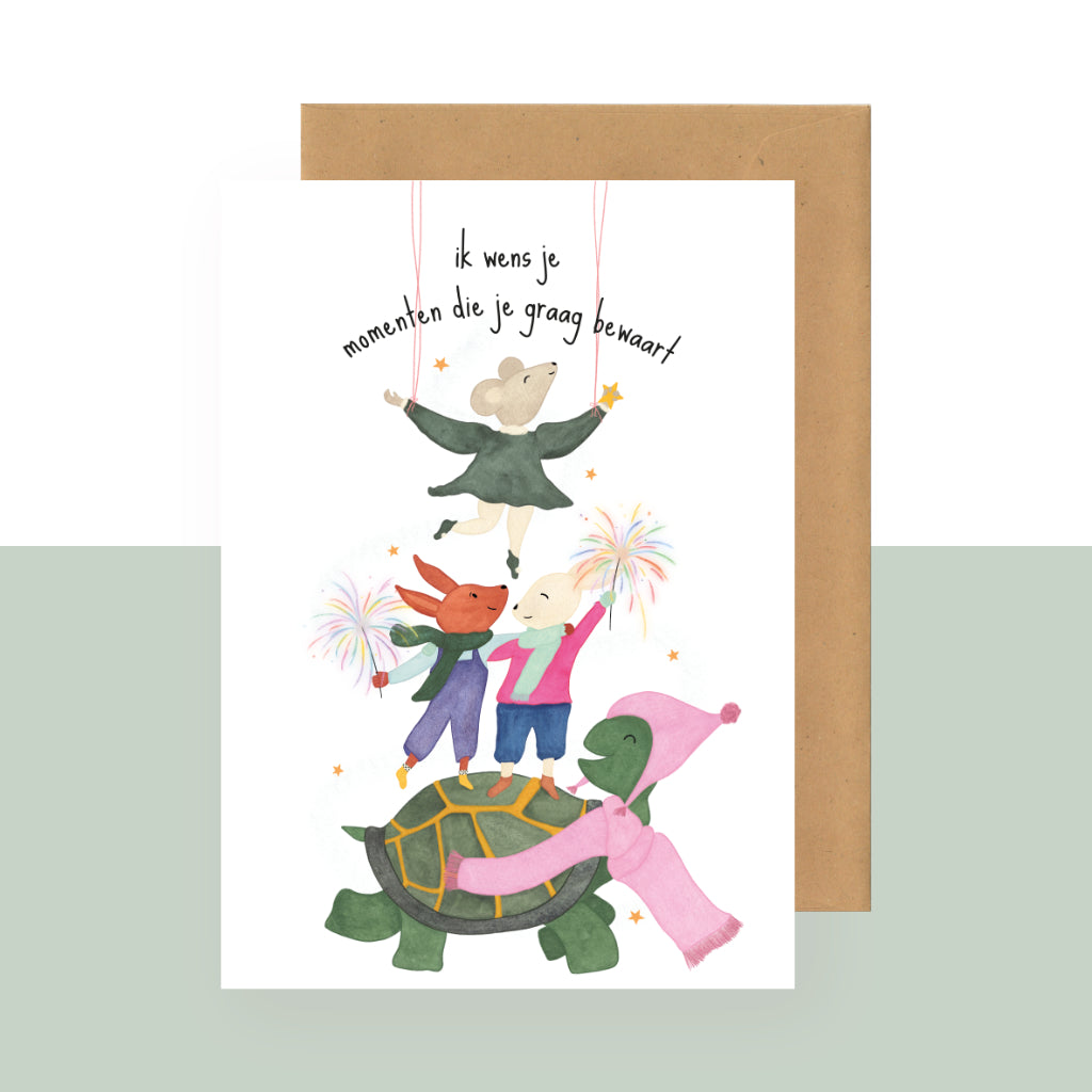 Wenskaart | Ik wens je momenten die je graag bewaart