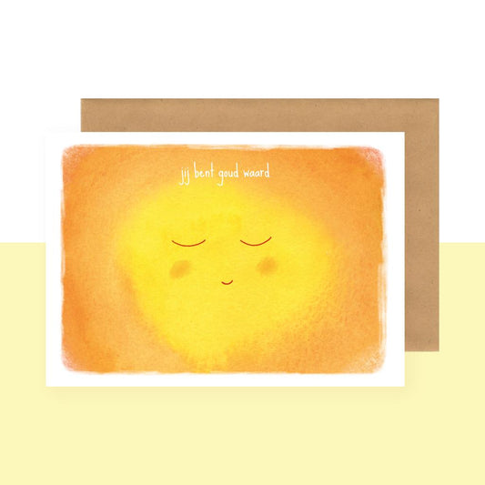 Wenskaart | Jij bent goud waard