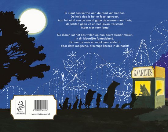 Kermis in de nacht | Gideon Sterer