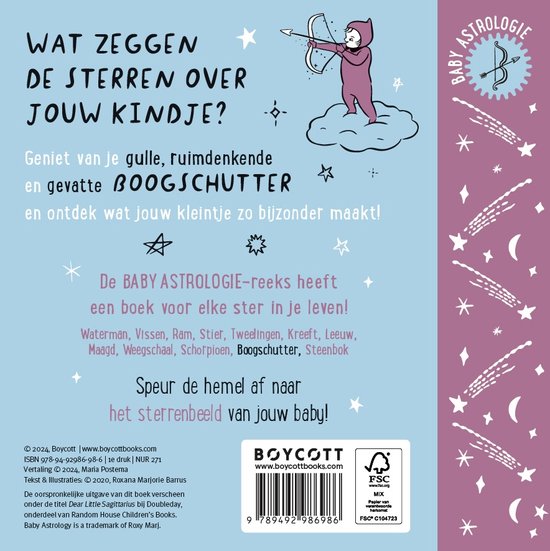 Baby astrologie - Lieve kleine boogschutter (22 nov. - 21 dec.)