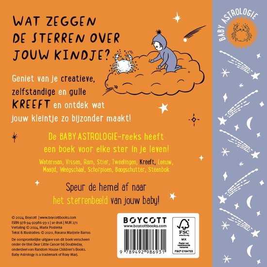 Baby astrologie - Lieve kleine kreeft (21 juni - 22 juli)