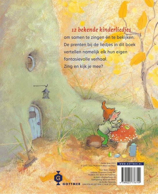 Op een grote paddenstoel - Mies van Hout