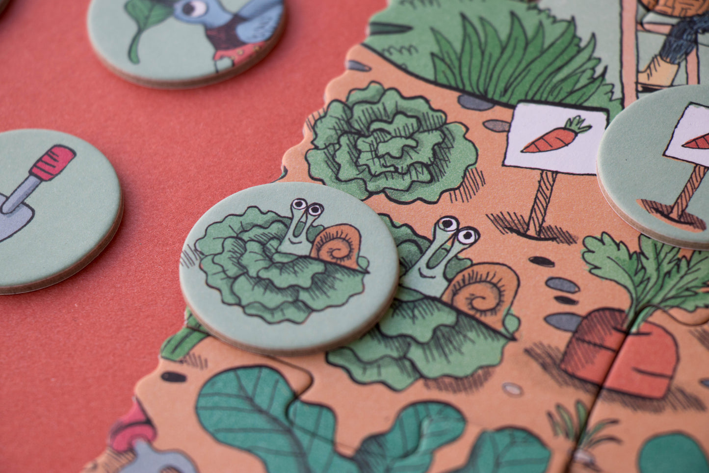 Puzzel Rabbits Garden