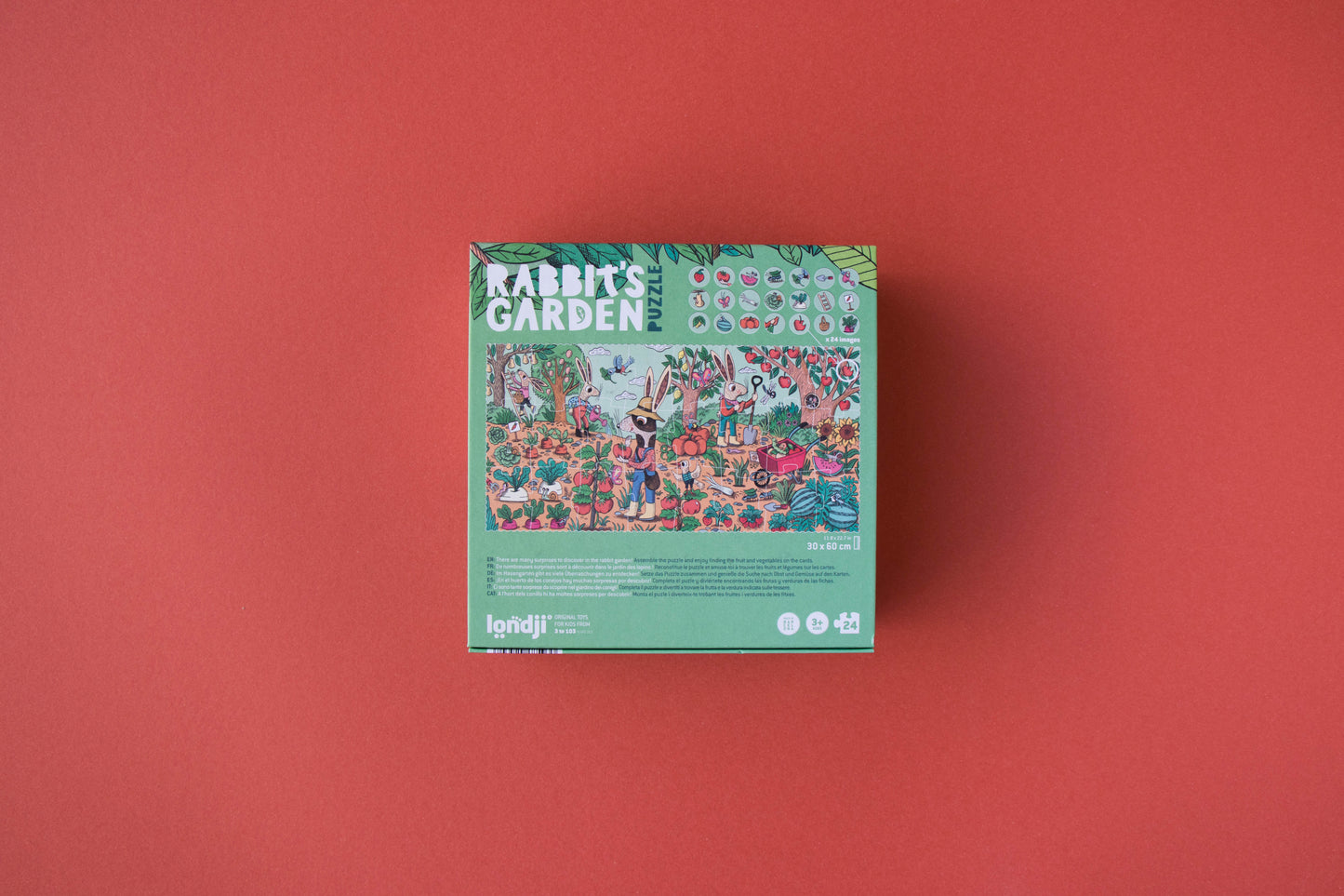 Puzzel Rabbits Garden