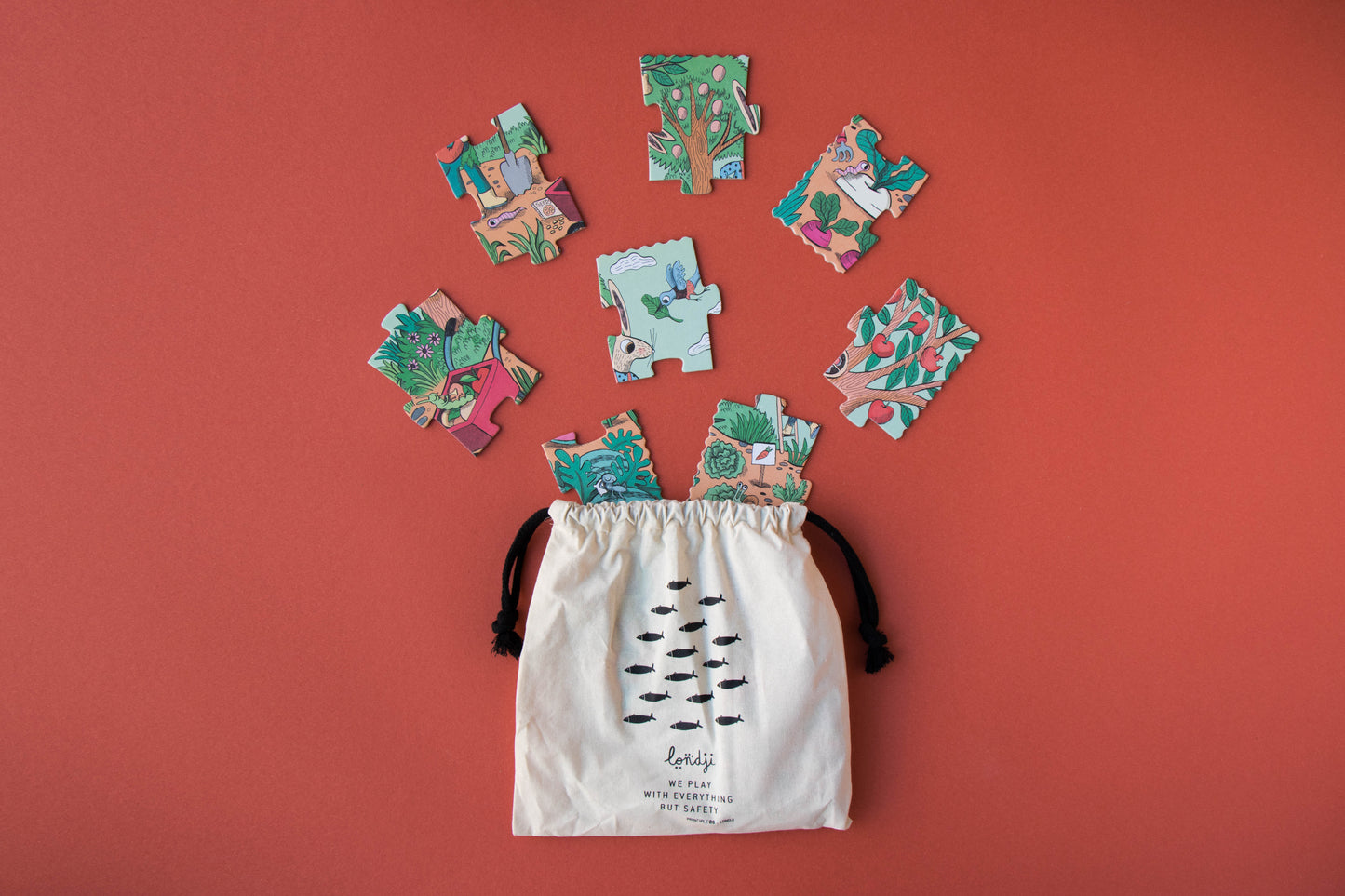 Puzzel Rabbits Garden