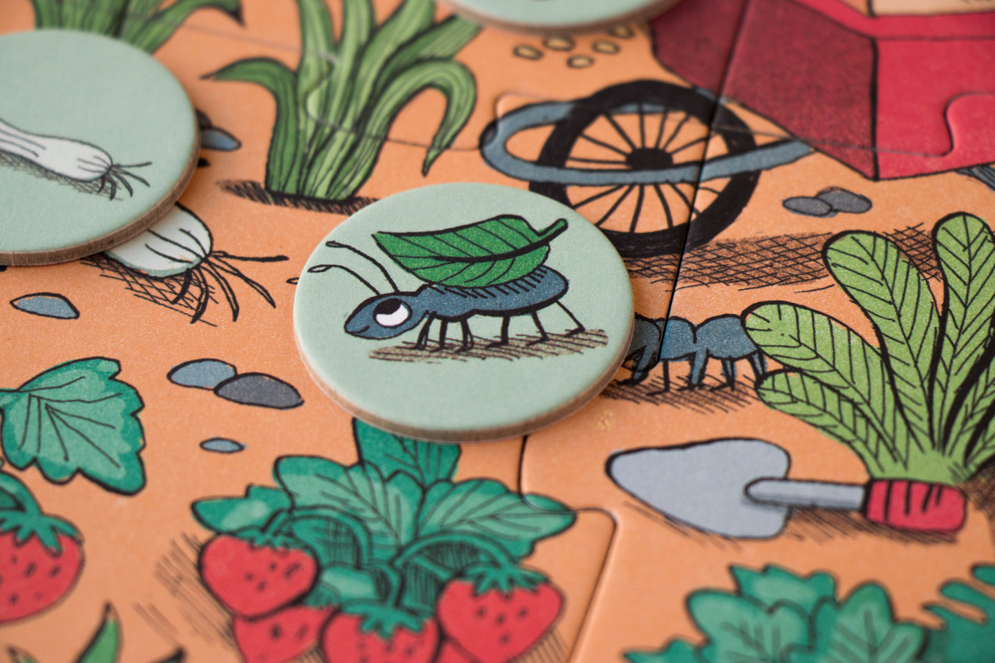 Puzzel Rabbits Garden