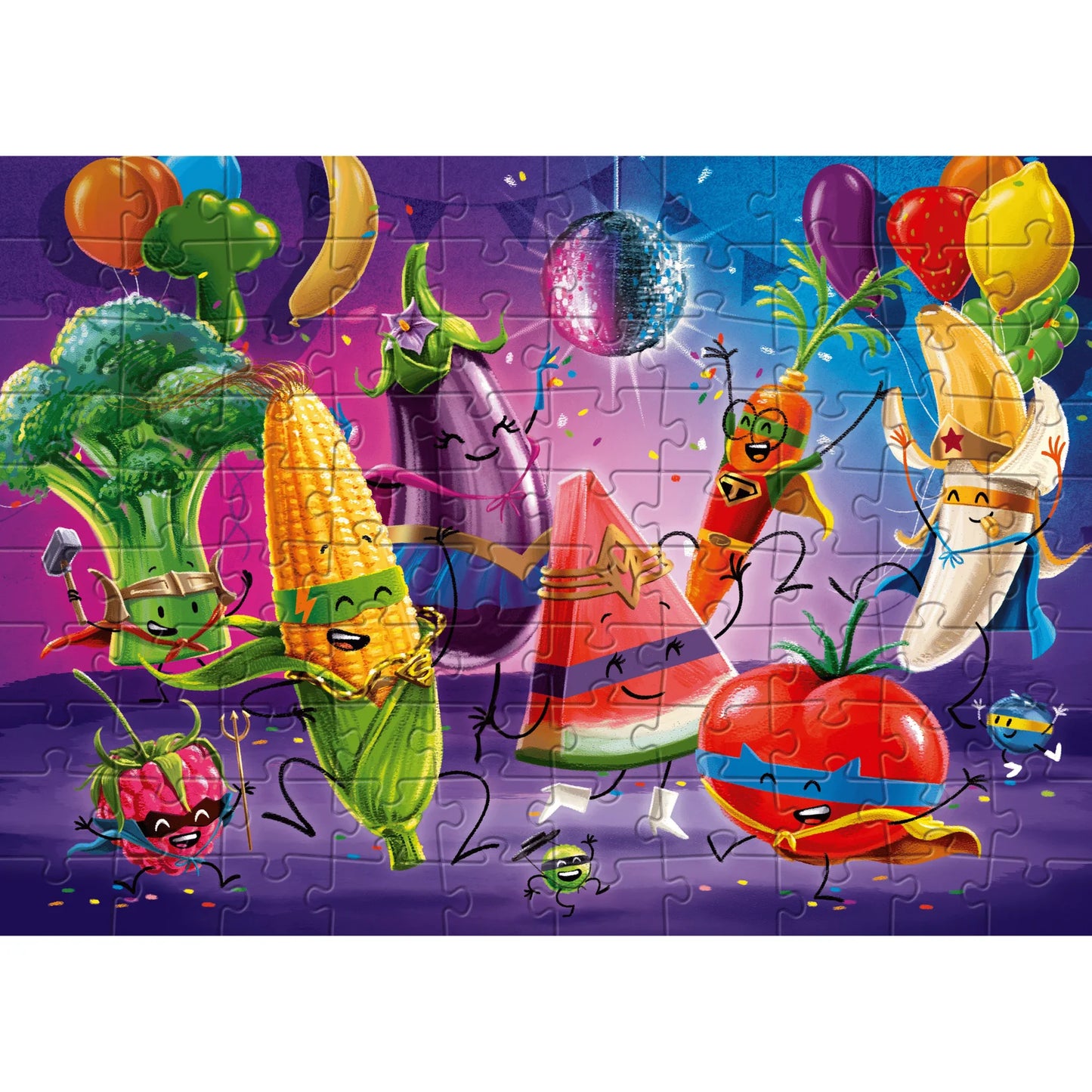 Puzzel 100 stukken - Höngry