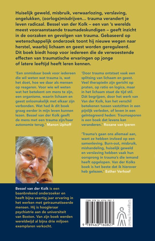 Traumasporen in lichaam, brein en geest - Bessel van der Kolk