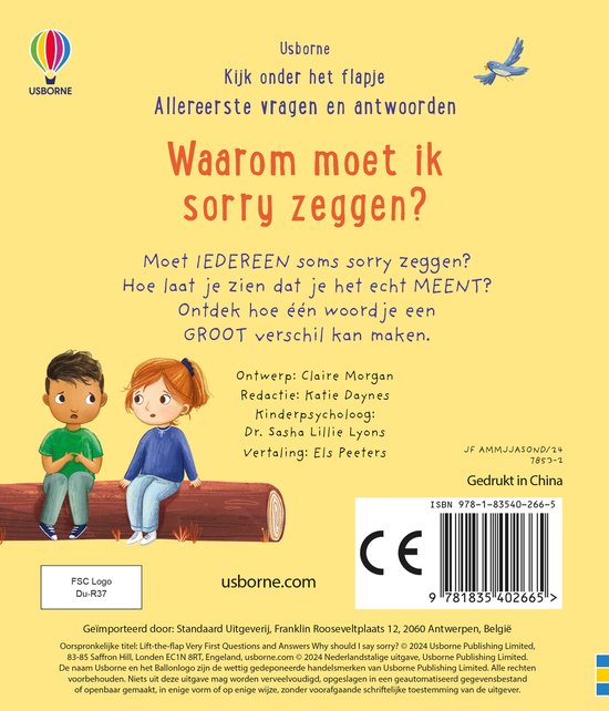 Waarom moet ik sorry zeggen? - Rose Hall