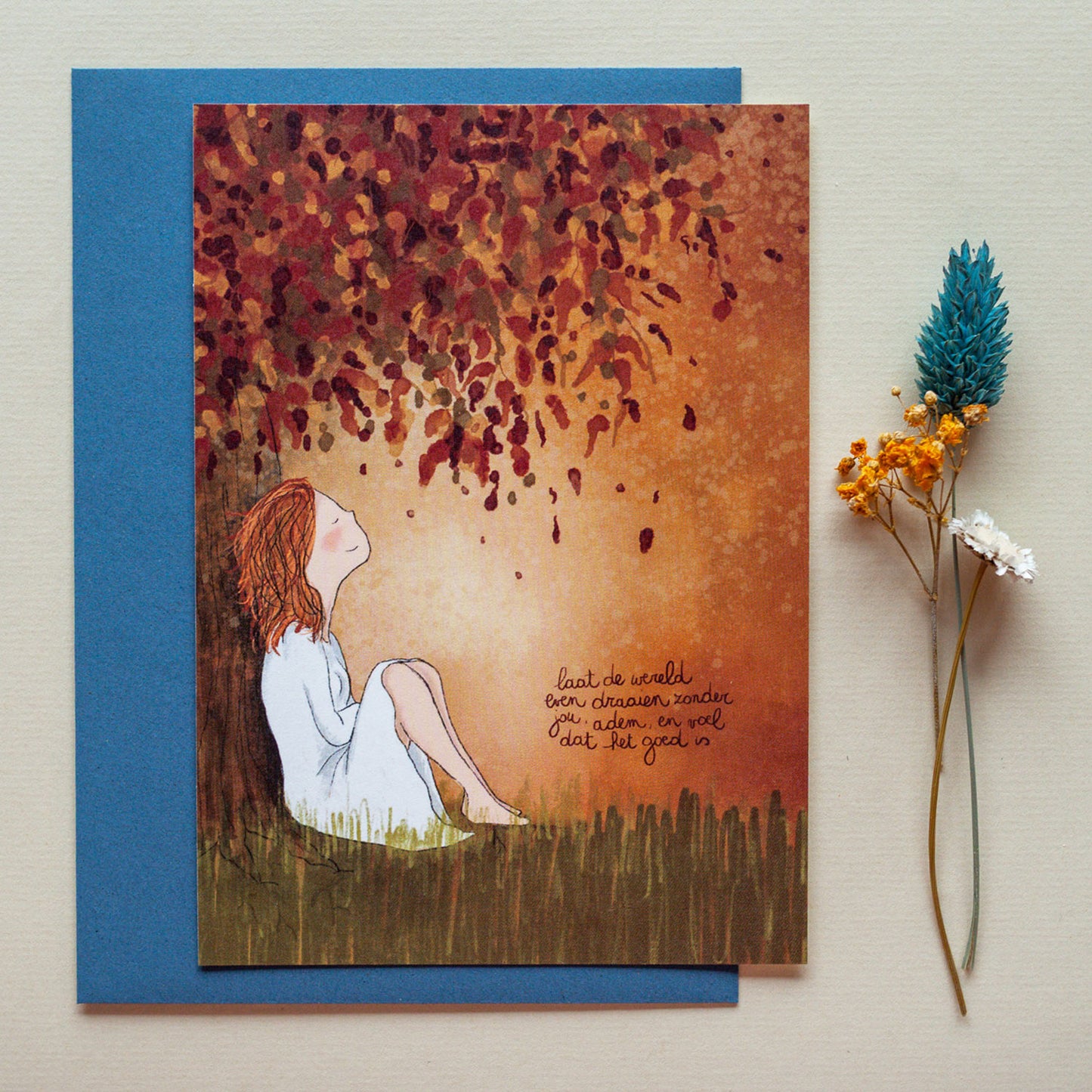 Wenskaart | Laat de wereld even draaien