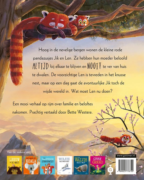 24/06 Beloofd is beloofd, kleine panda's (kartonboek) | Rachel Bright