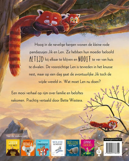 24/06 Beloofd is beloofd, kleine panda's (kartonboek) | Rachel Bright