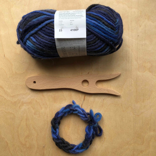 Breivork met Filz 23 wol | Donkerblauw