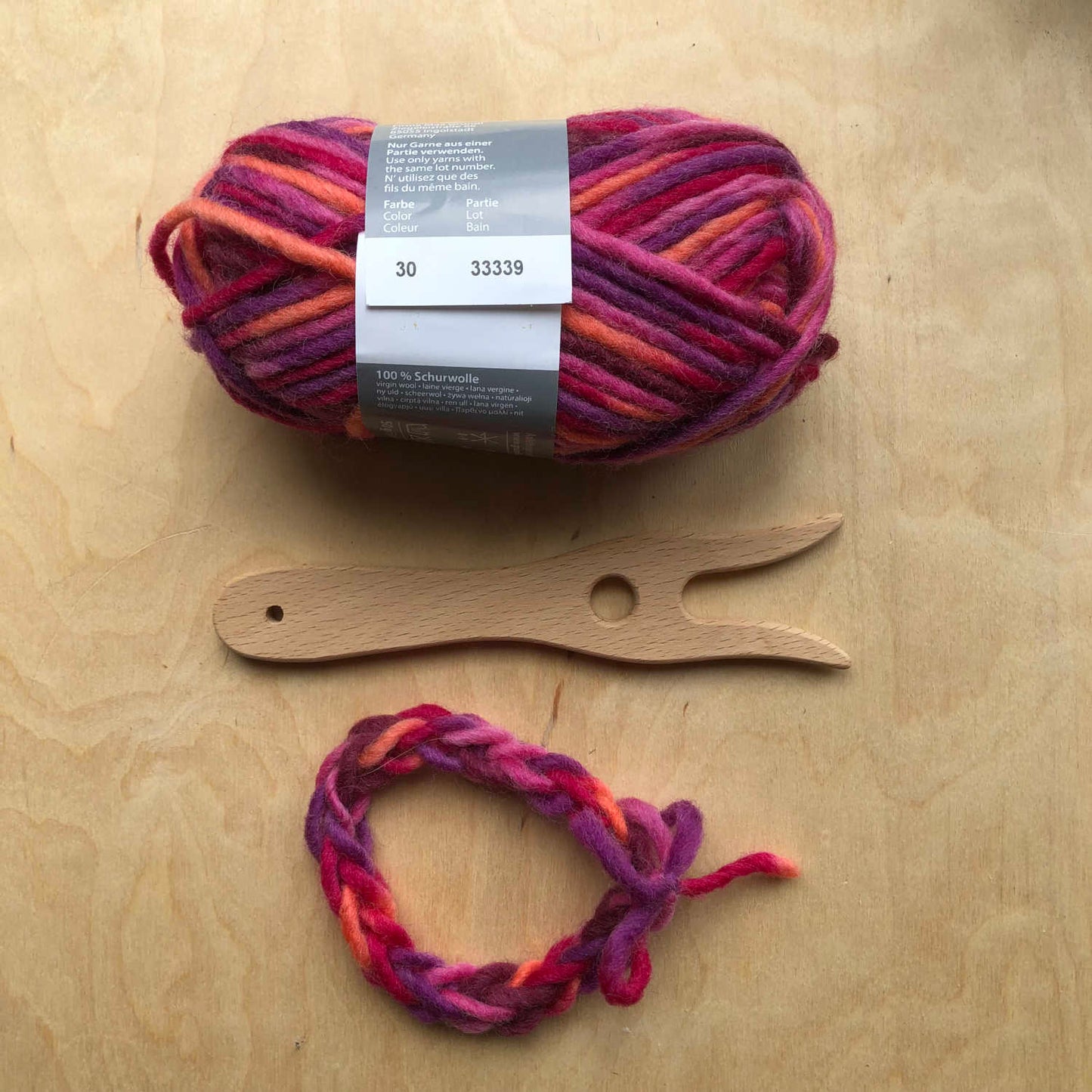 Breivork met Filz 30 wol | Cyclaam