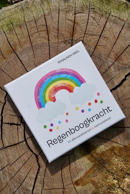 Regenboogkracht affirmatiekaarten | Rosalinda Weel