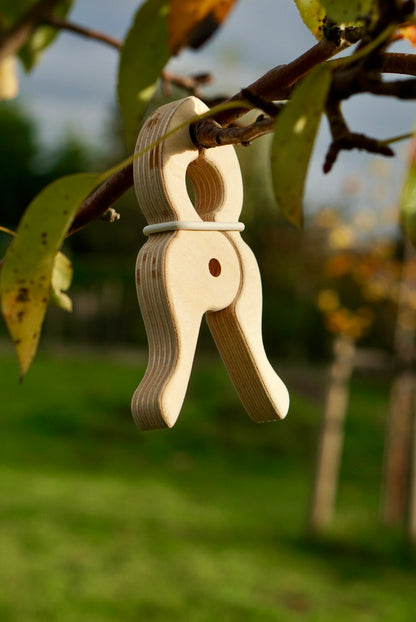 Speelknijper set van 4 stuks (met extra dun gaatje)