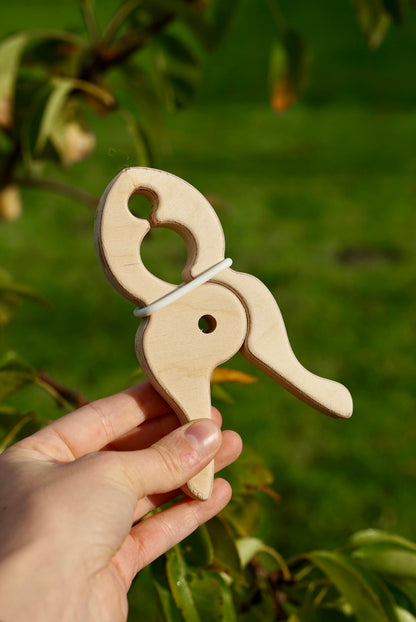 Speelknijper set van 4 stuks (met extra dun gaatje)