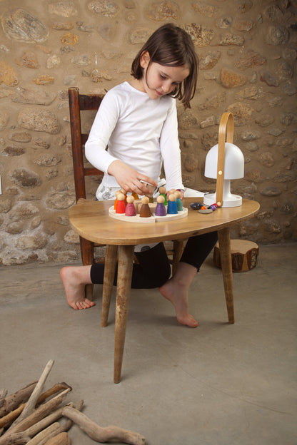 Jaarring kalender met poppetjes