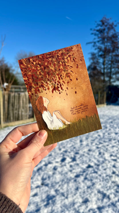 Wenskaart | Laat de wereld even draaien