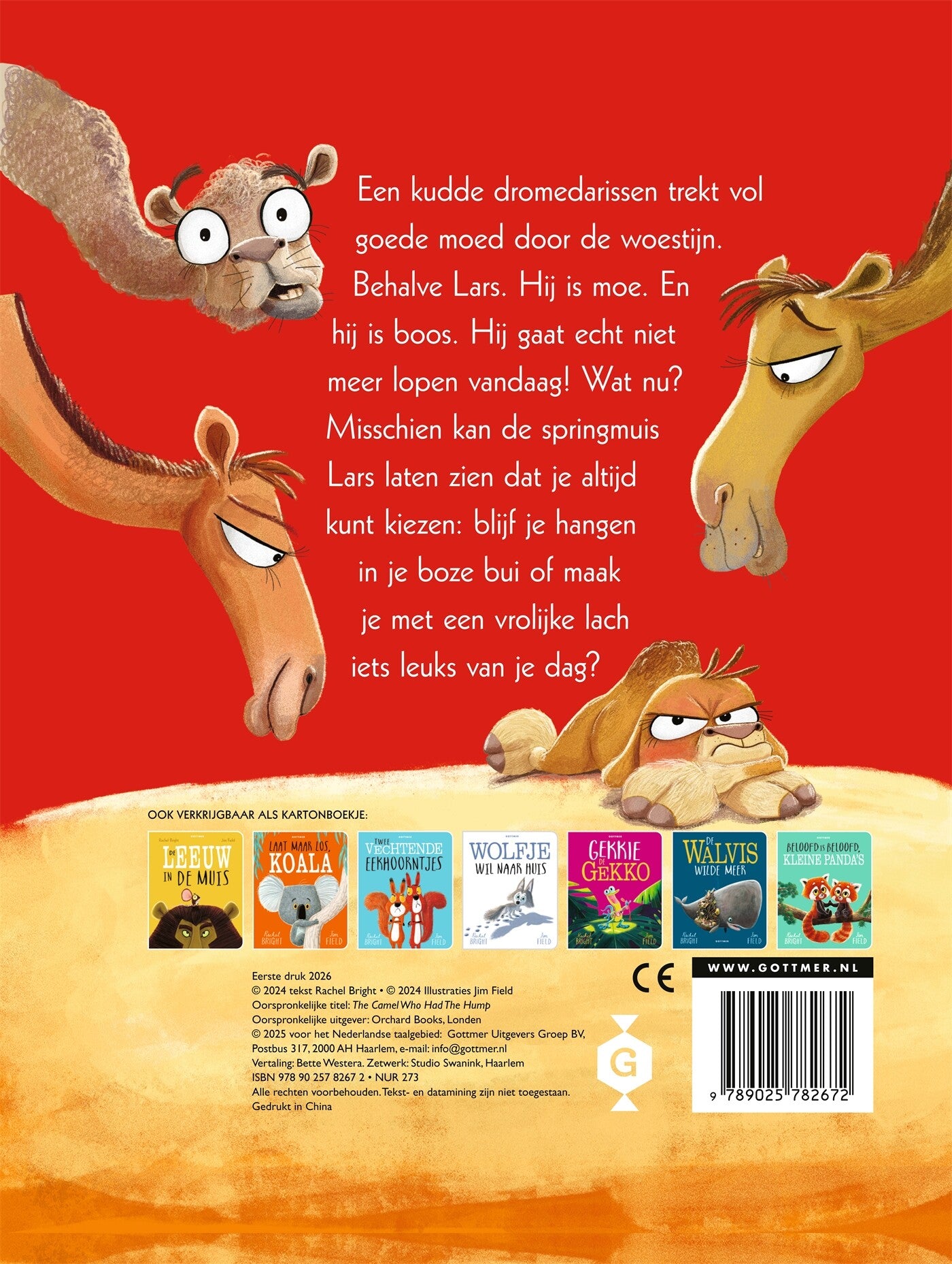 24/06 Lars de dwarse dromedaris (kartonboek) | Rachel Bright