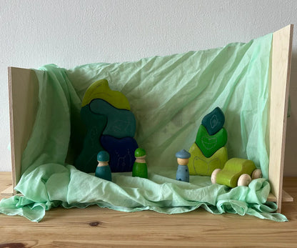 Speeldoek - Licht groen 90 cm x 90 cm