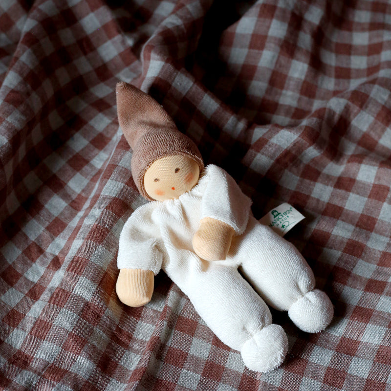 Geboorteknuffel Nucki bruin