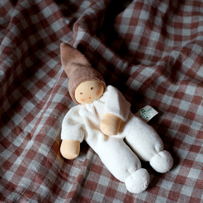 Geboorteknuffel Nucki bruin