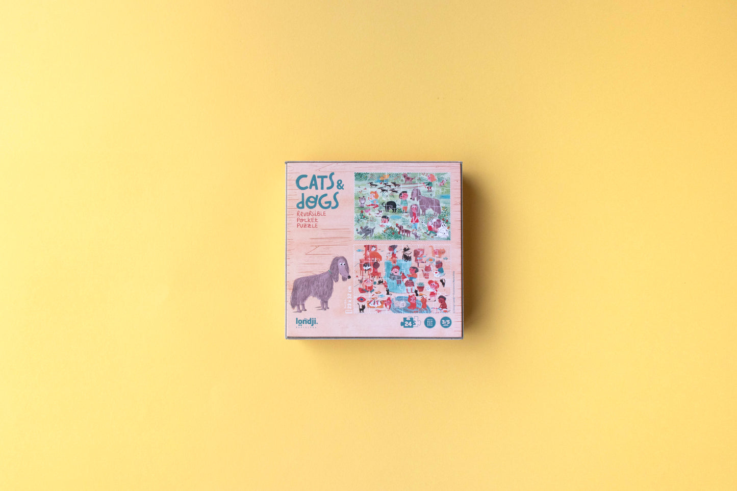 Londji - Pocket Puzzel Cats & Dogs (laatste stuk)