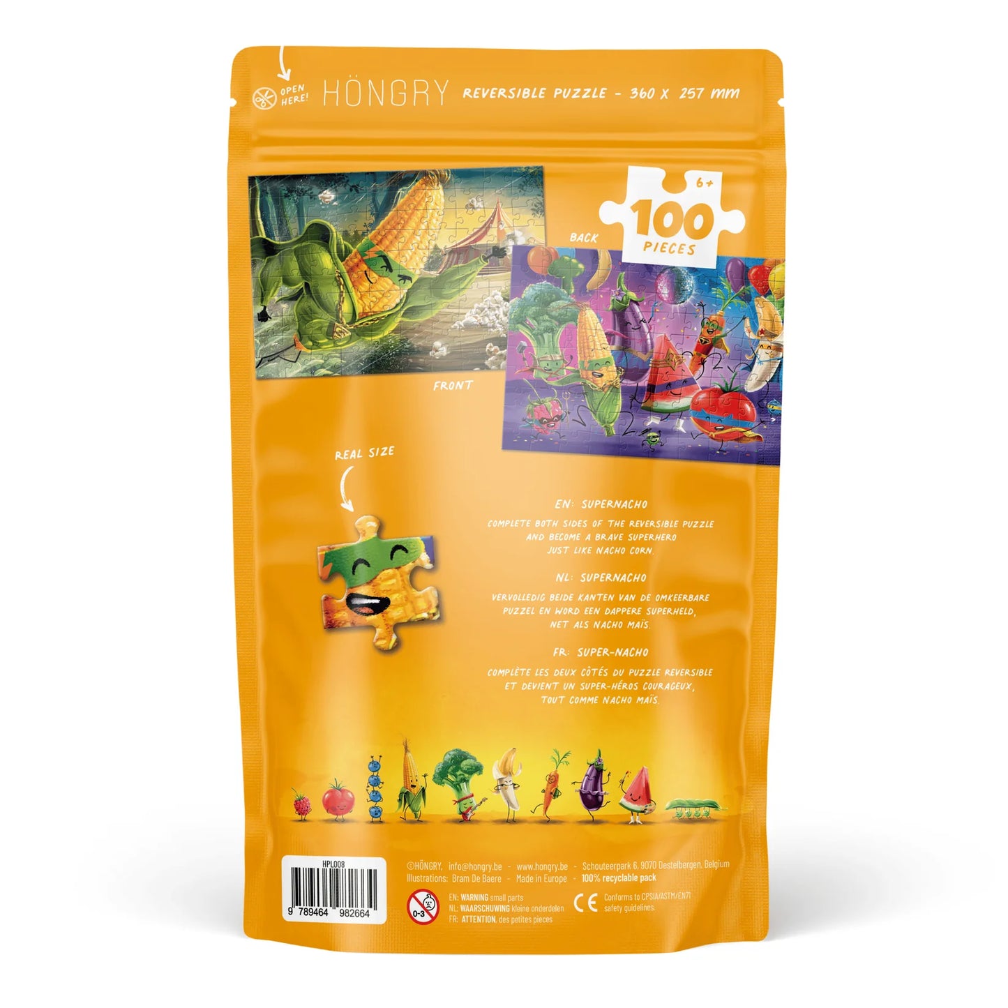 Puzzel 100 stukken - Höngry