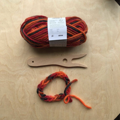 Breivork met Filz 21 wol | Rood & Oranje