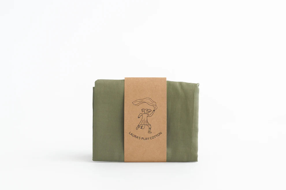 Speeldoek | Olijfgroen 90 cm x 90 cm