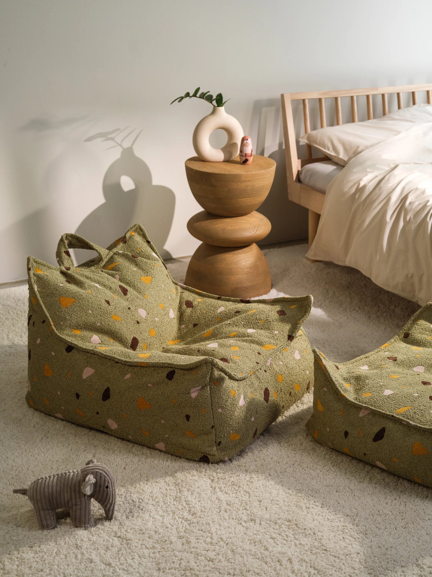Terrazzo Moss Beanbag Chair - Wigiwama