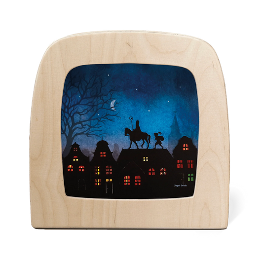 OP BESTELLING Silhouette Toxerlux lamp | Vogel Geluk - Sinterklaas