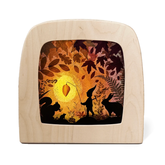 OP BESTELLING Silhouette Toverlux lamp | Vogel geluk Klein lantaarn