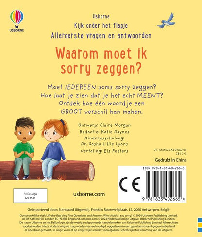 Waarom moet ik sorry zeggen? - Rose Hall