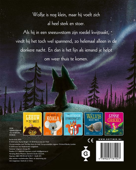 Wolfje wil naar huis (kartonboek) | Rachel Bright