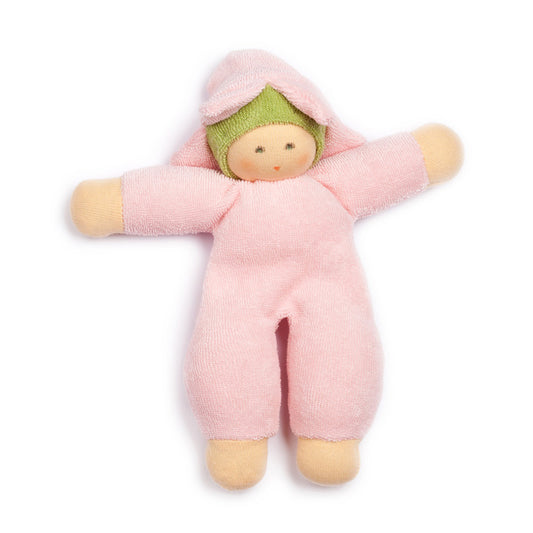 Knuffelpopje bloemenfee roze