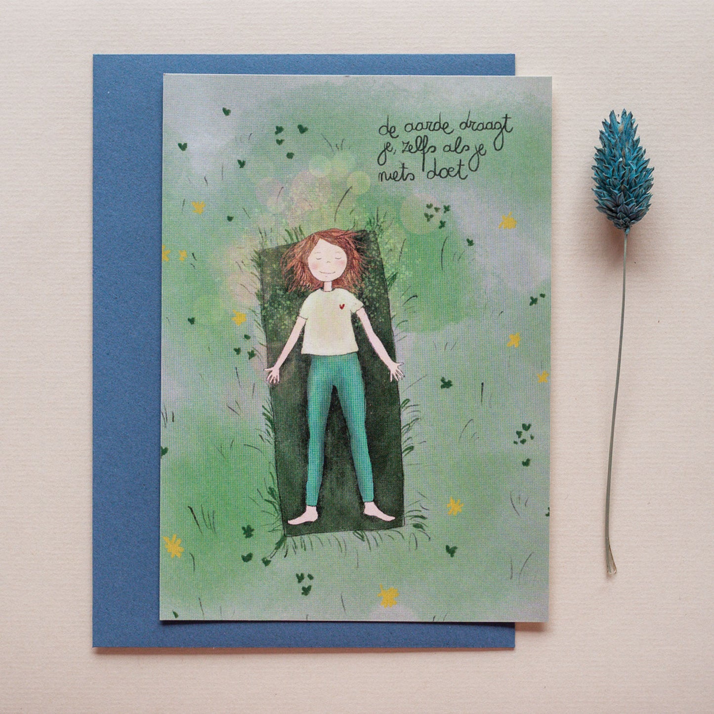 Wenskaart | De aarde draagt je