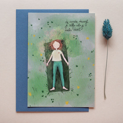 Wenskaart | De aarde draagt je